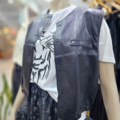 CHALECO TRENDY BLACK